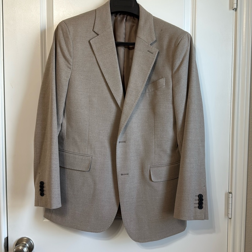 Like New Tan Banana Republic suit